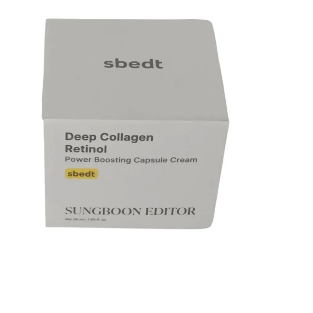 Sungboon Editor Sbedt Deep Collagen Retinol Power Boosting Capsule Cream 1.69 oz